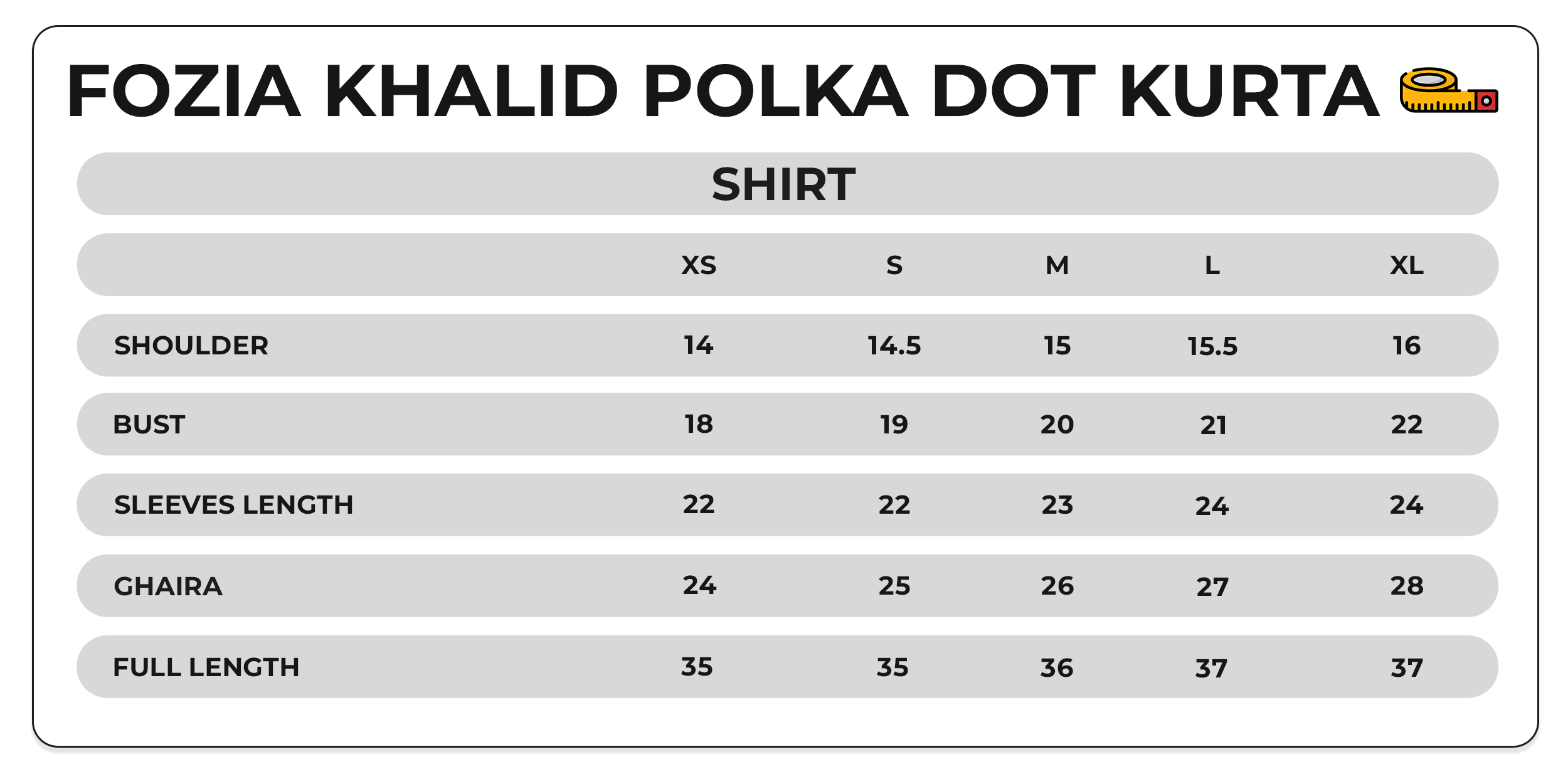 Size Chart Image