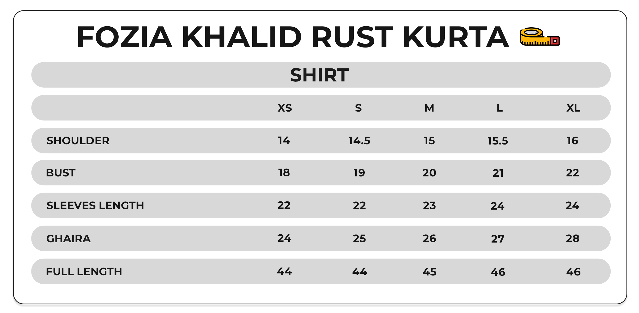 Size Chart Image