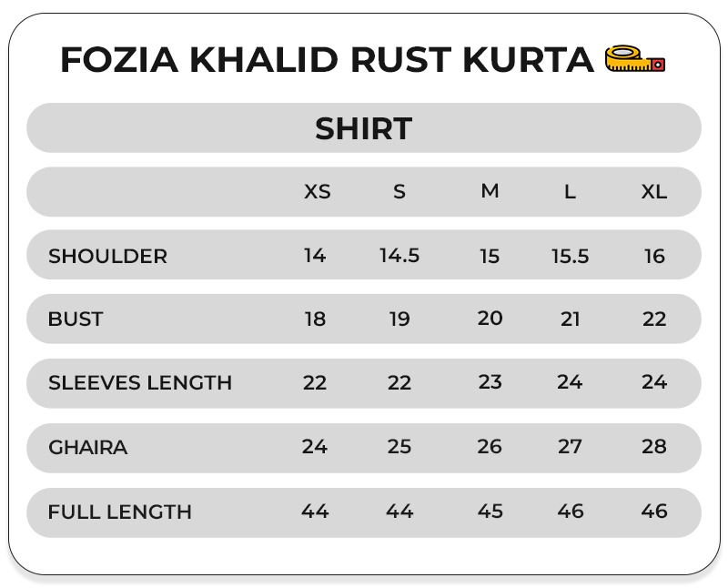 Size Chart Image