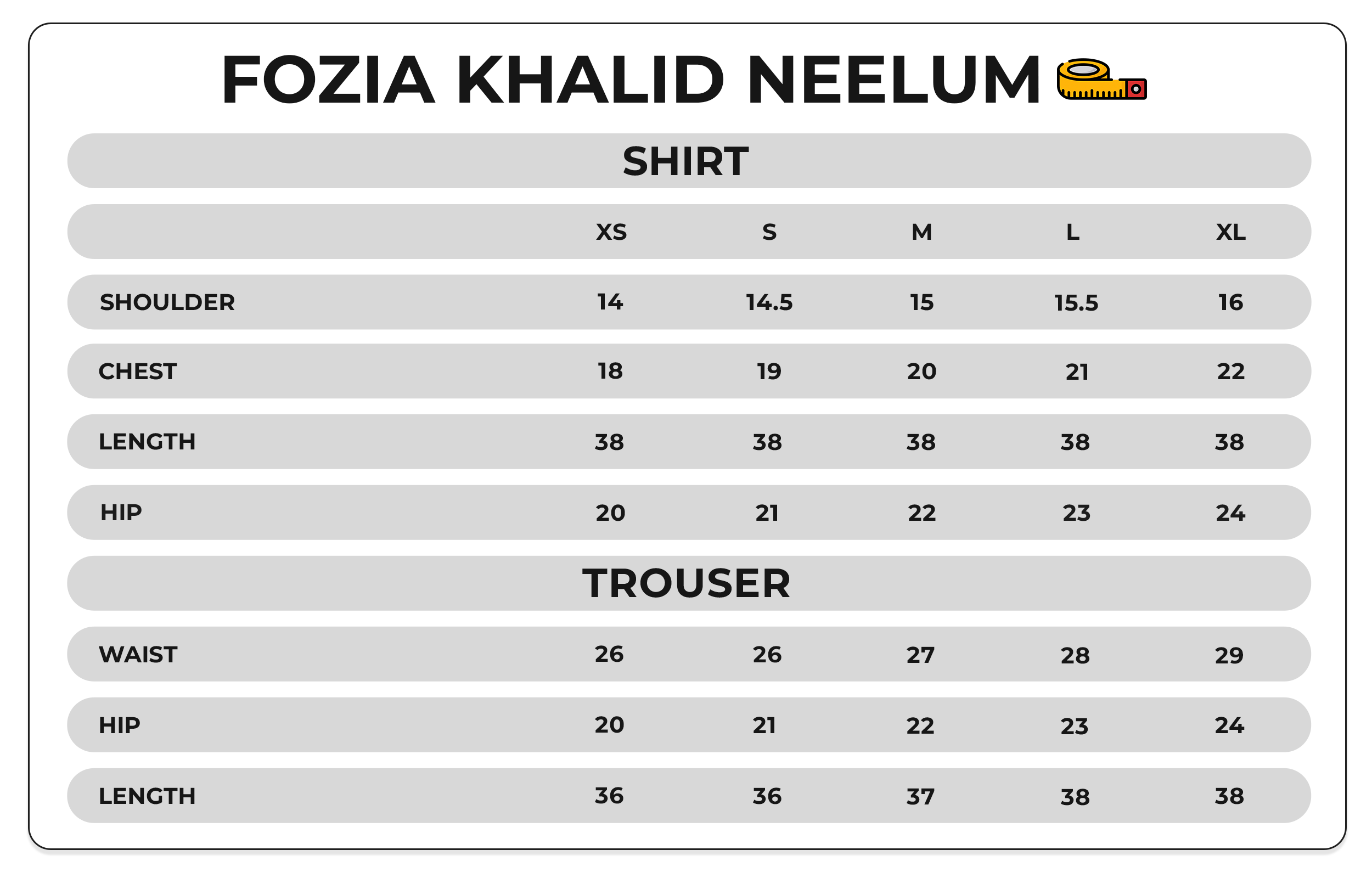 Size Chart Image