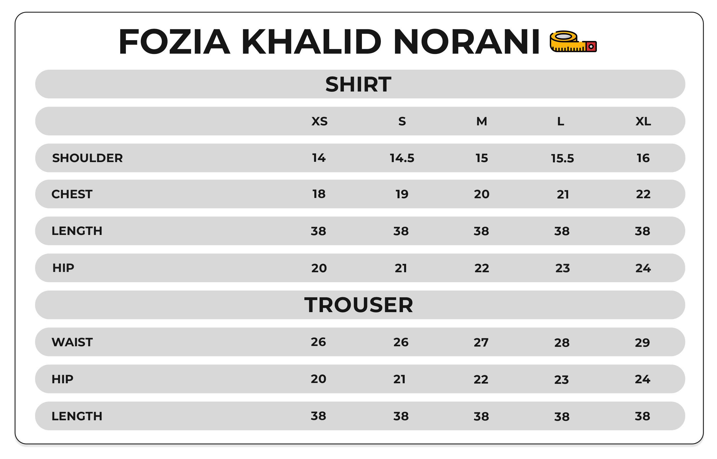 Size Chart Image