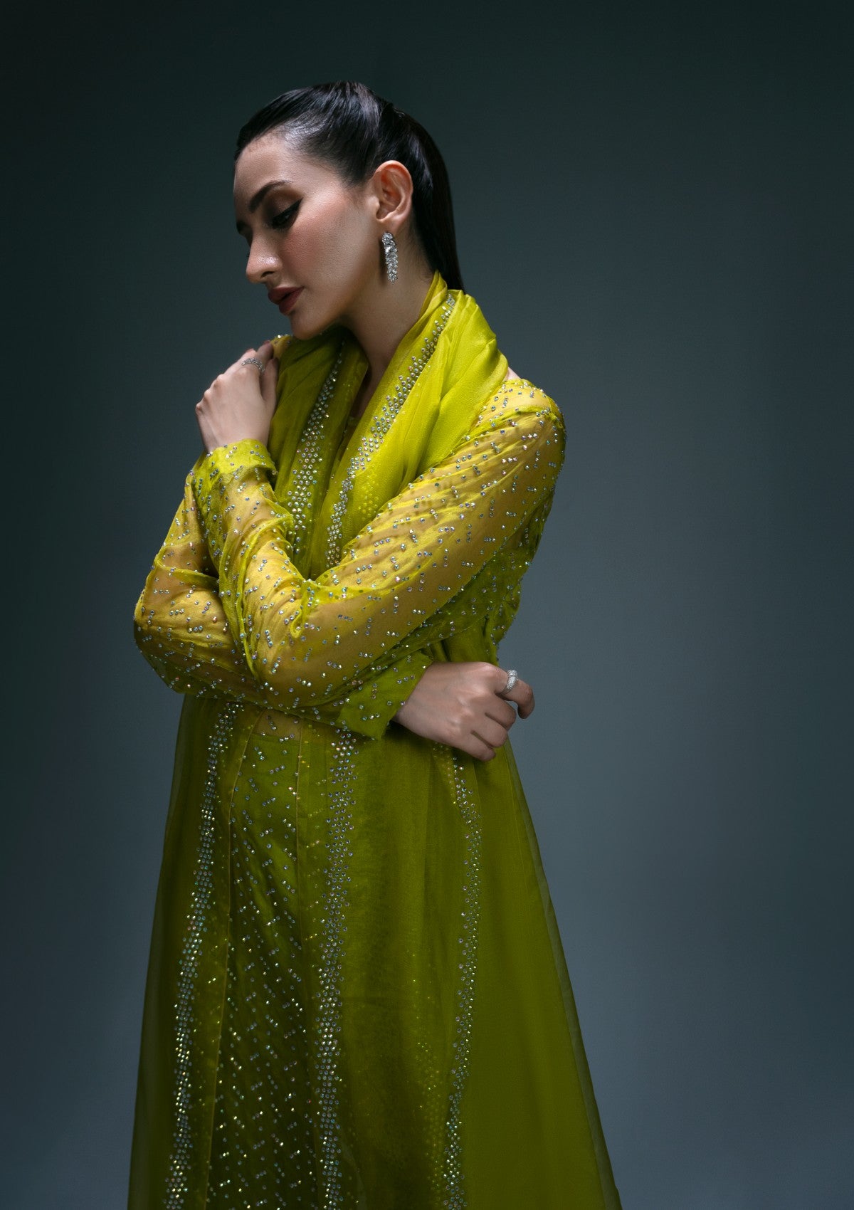 Pret Collection - Sidra Fahad - Elienna 24 - Apple Green