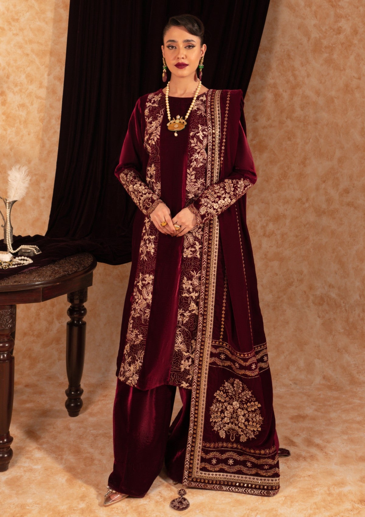 Pret Collection - Fozia Khalid - Velvet Deck 24 - Duchess