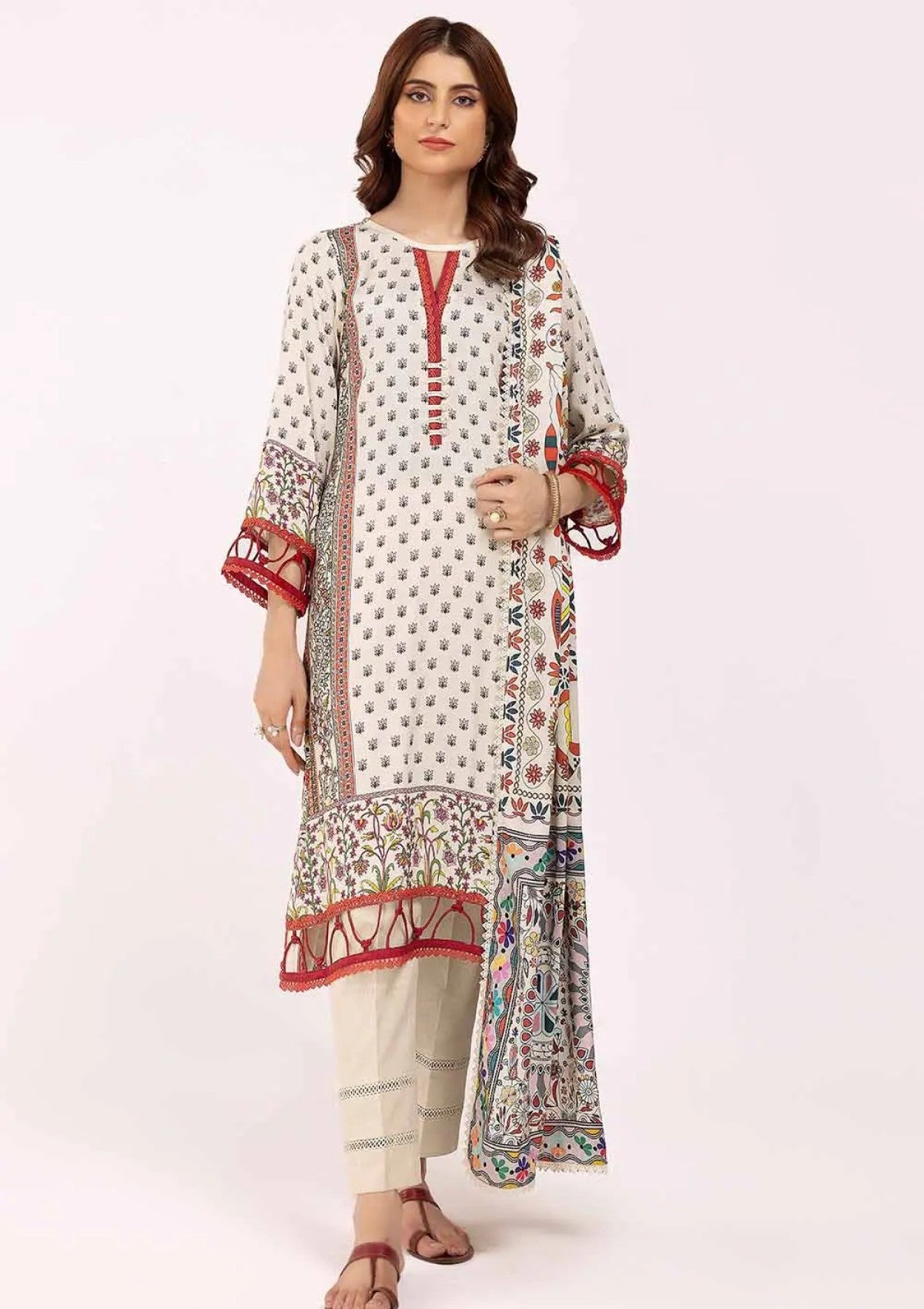 Winter Collection - Gul Ahmed - 3Pcs Unstitched 24 - CV-42002