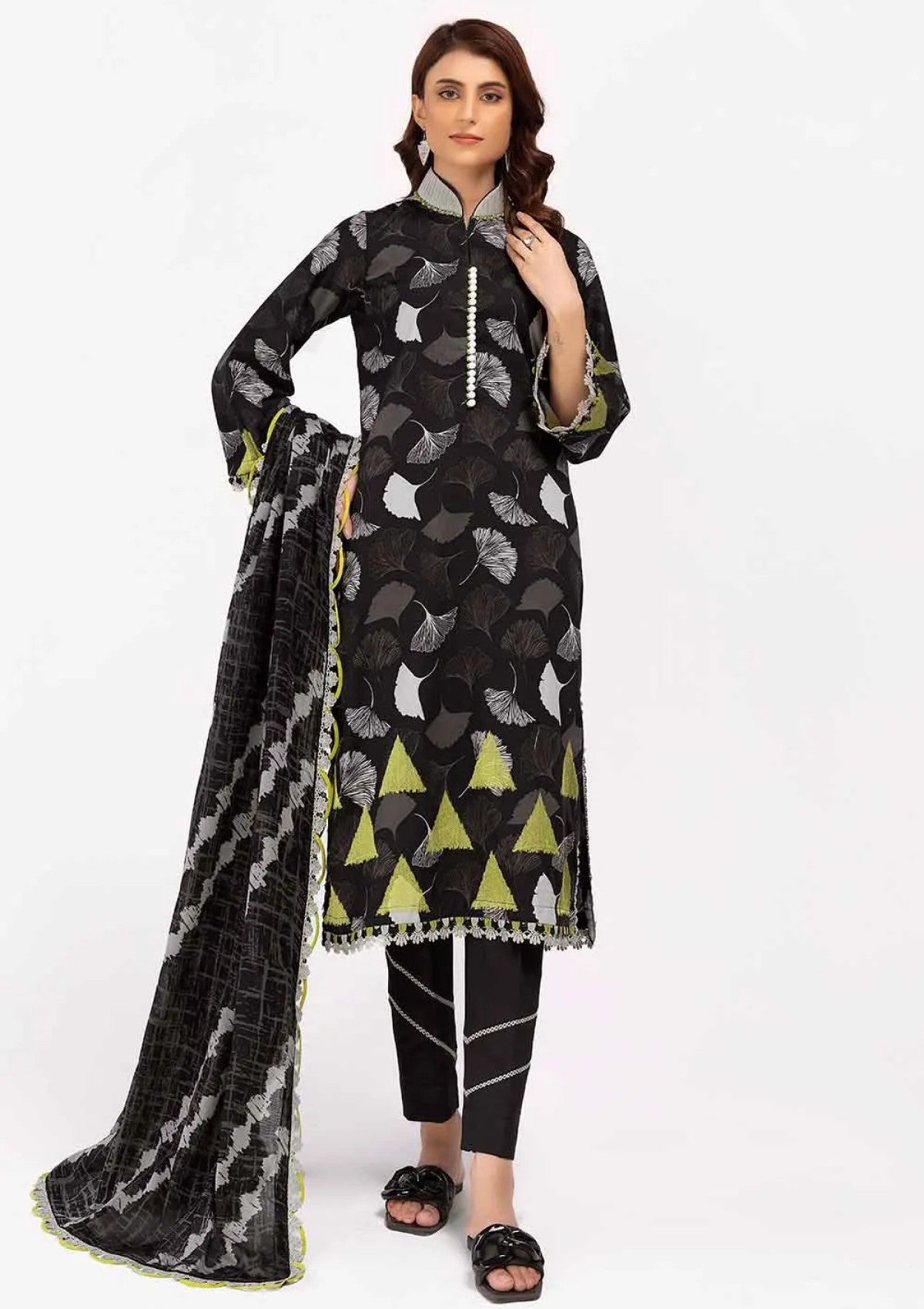 Winter Collection - Gul Ahmed - 3Pcs Unstitched 24 - CD-42007