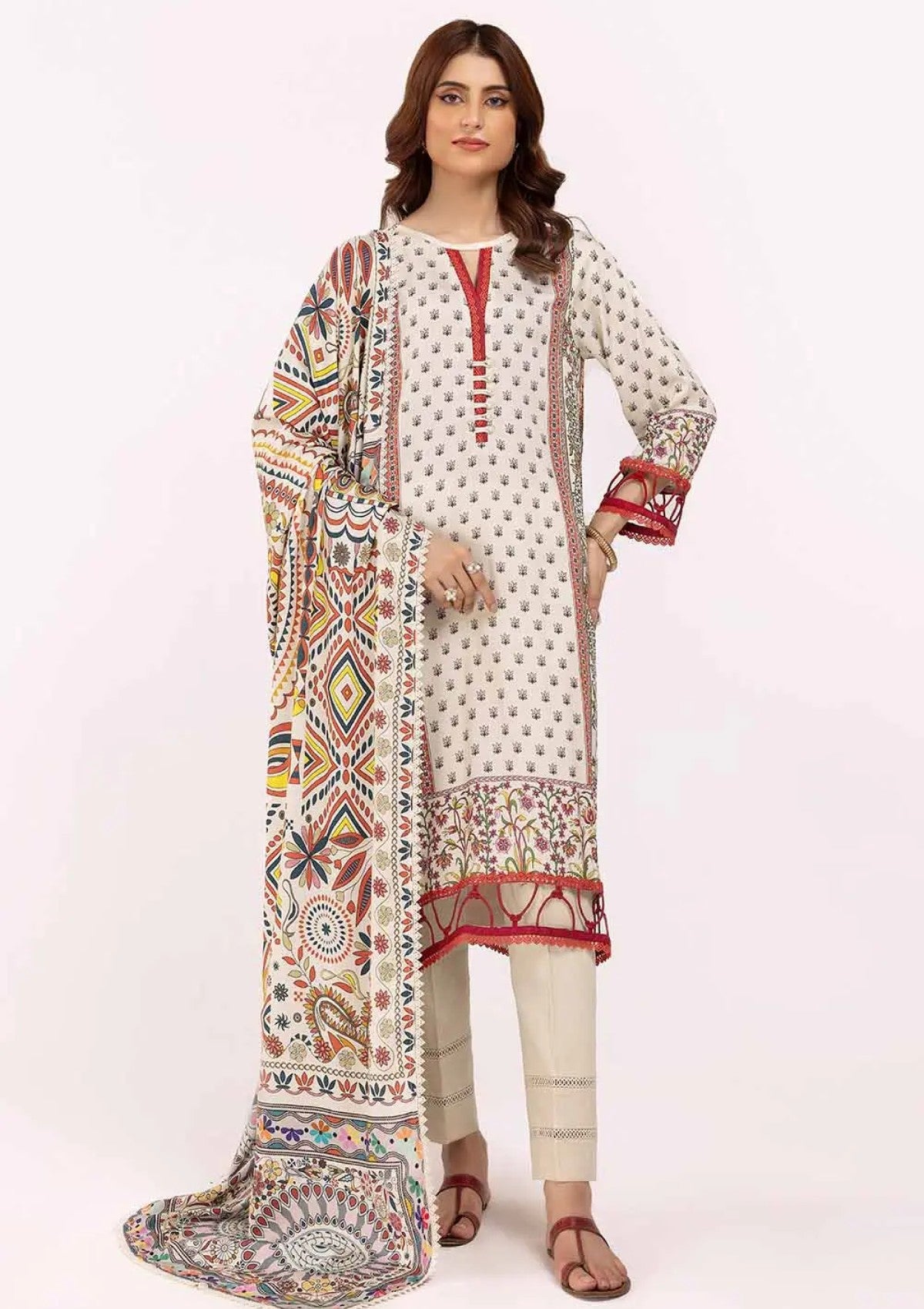 Winter Collection - Gul Ahmed - 3Pcs Unstitched 24 - CV-42002