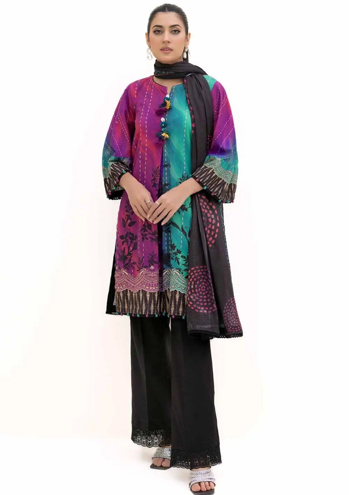 Winter Collection - Gul Ahmed - 3Pcs Unstitched 24 - CN-42003