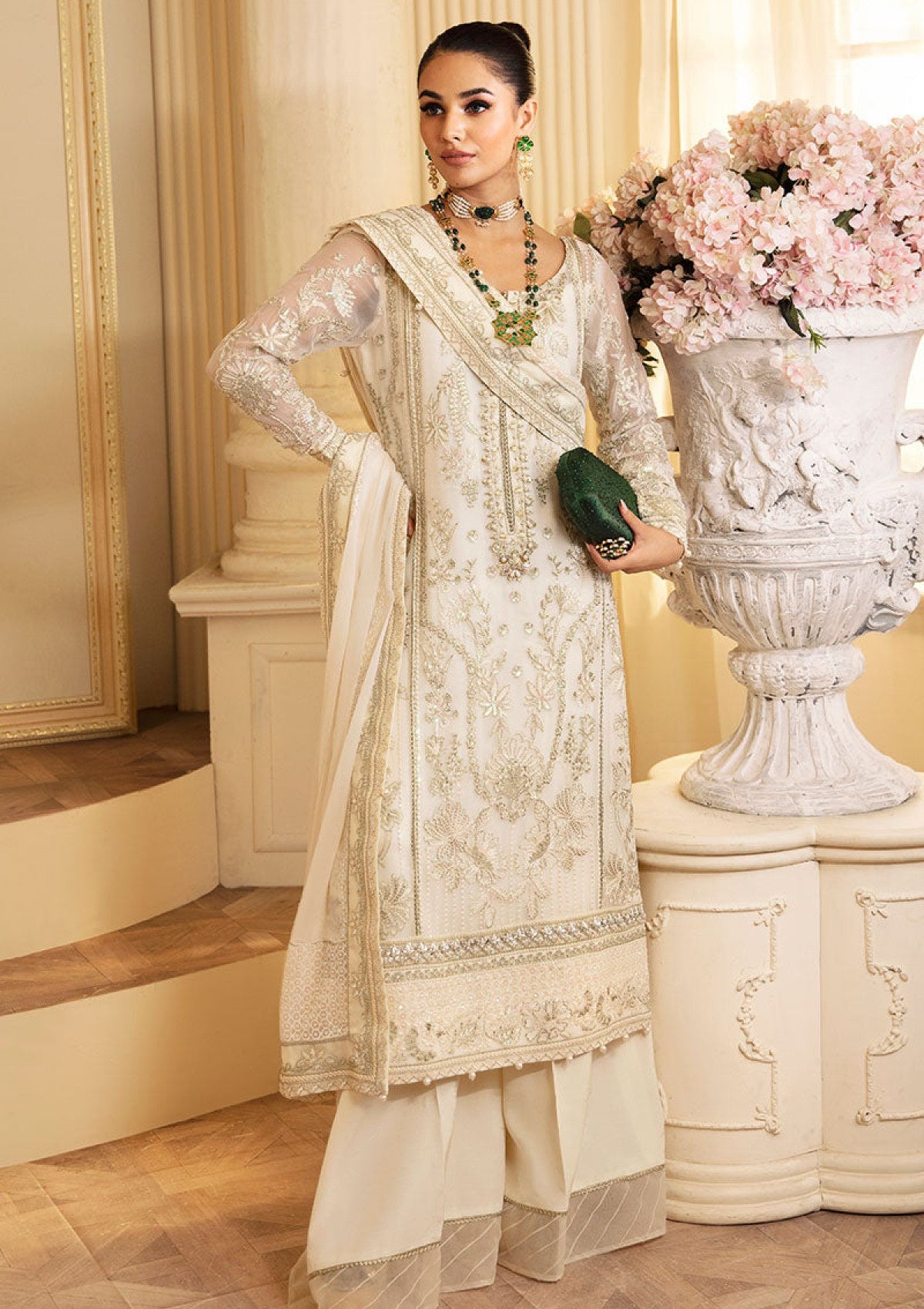 Formal Collection - Gulaal - Embroidered Chiffon - Vol 02 - GEC24#06 - Delphine