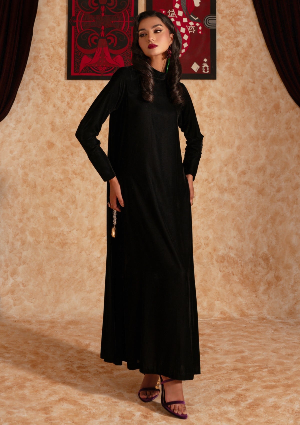 Pret Collection - Fozia Khalid - Velvet Deck 24 -  Shadow