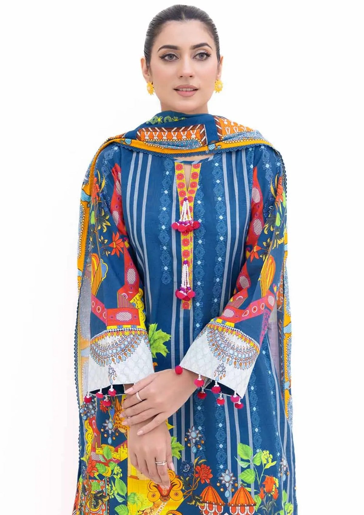 Winter Collection - Gul Ahmed - 3Pcs Unstitched 24 - K-42006 T