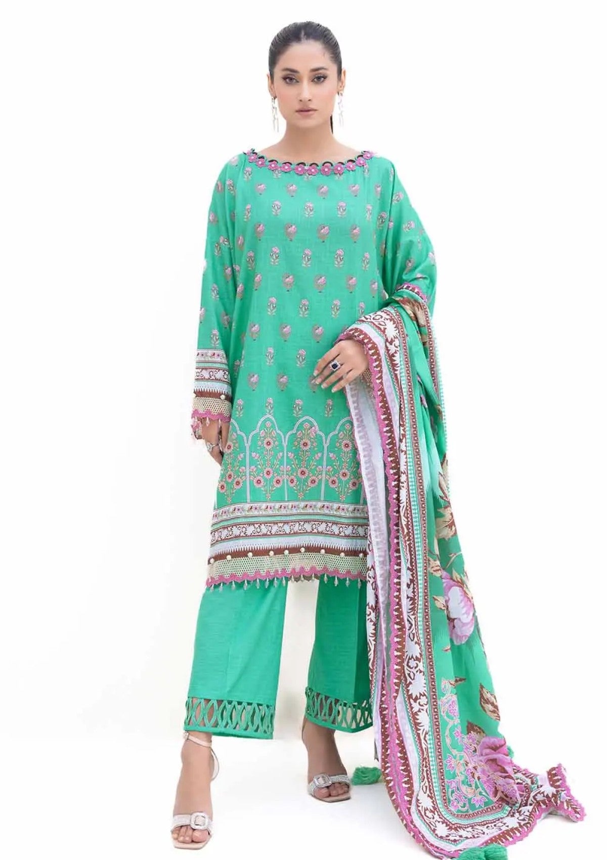 Winter Collection - Gul Ahmed - 3Pcs Unstitched 24 - K-42007 L