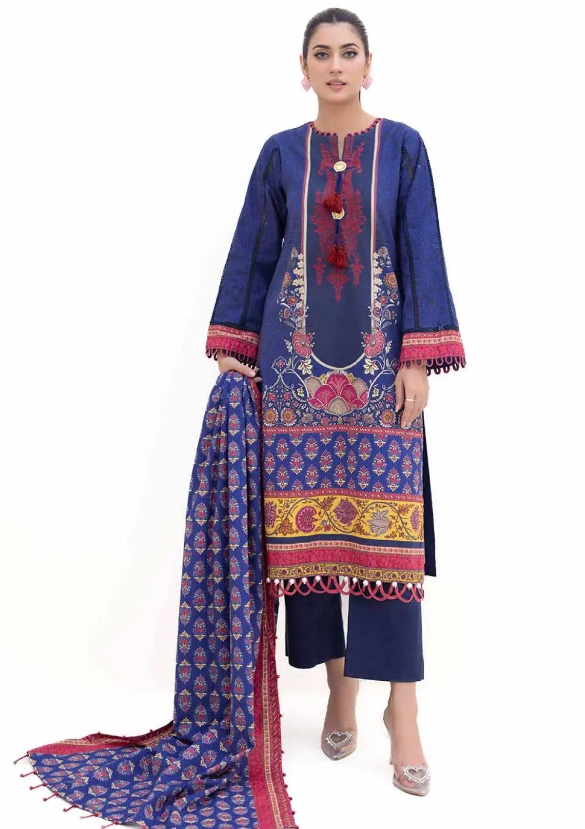 Winter Collection - Gul Ahmed - 3Pcs Unstitched 24 - K-42018 T