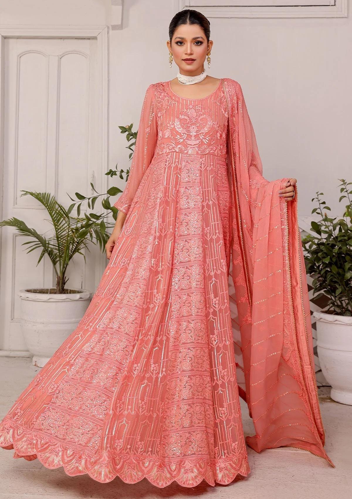 Formal Dress - Rubaaiyat - Chiffon with Sequence - D#1 C