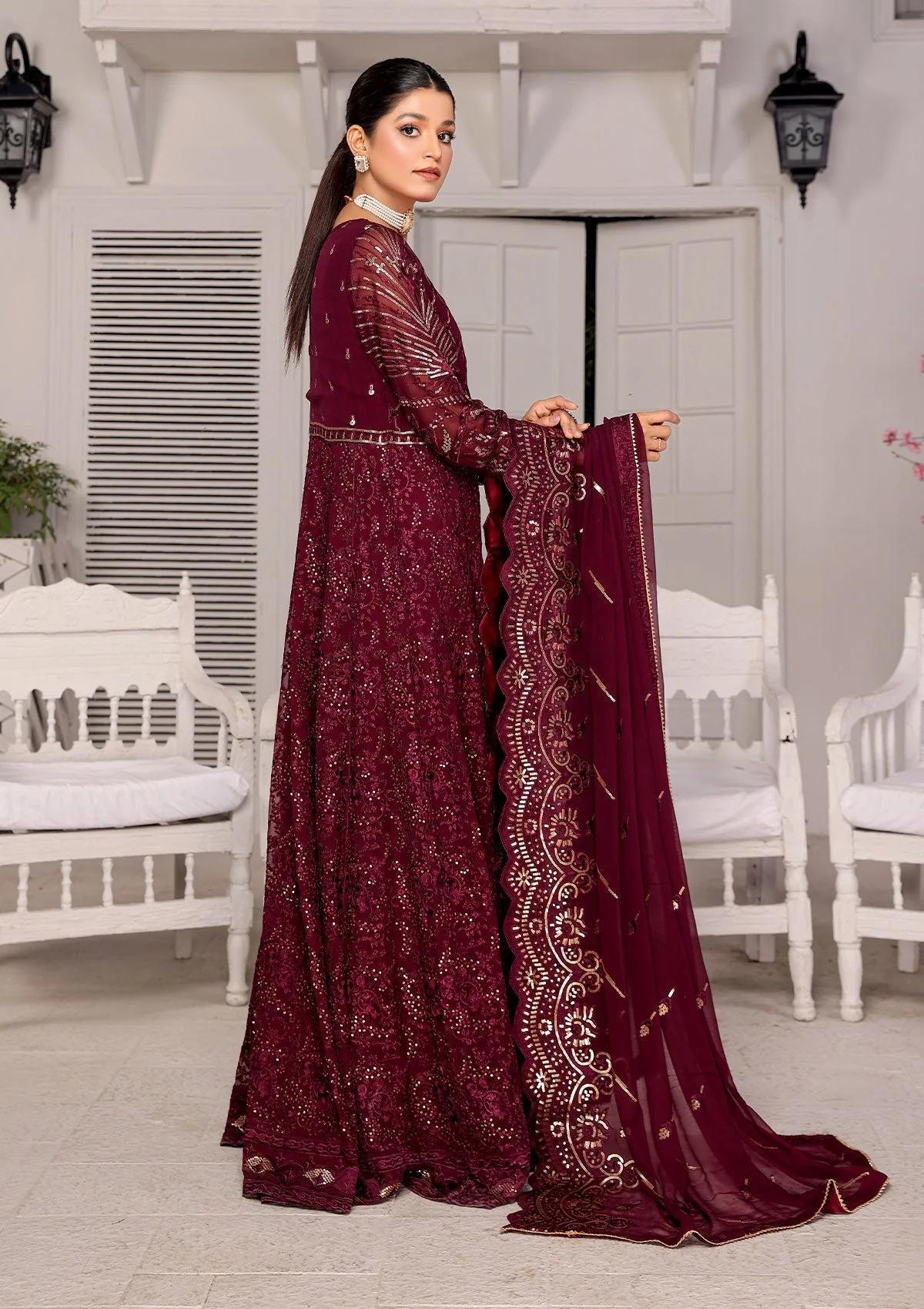 Formal Dress - Rubaaiyat - Chiffon with Sequence - D#3 C