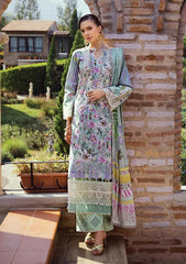 Lawn Collection - Elaf - Print Chikankari 24 - ECT-03B - Oak Mist