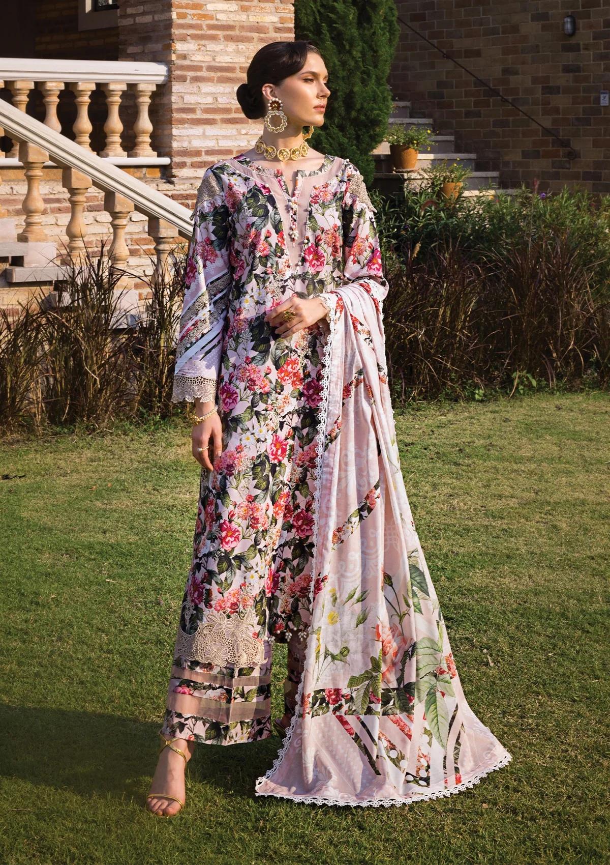 Lawn Collection - Elaf - Print Chikankari 24 - ECT-01A - Soir