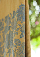 Pashmina Jamawar  Shawl D - 05 - Beige