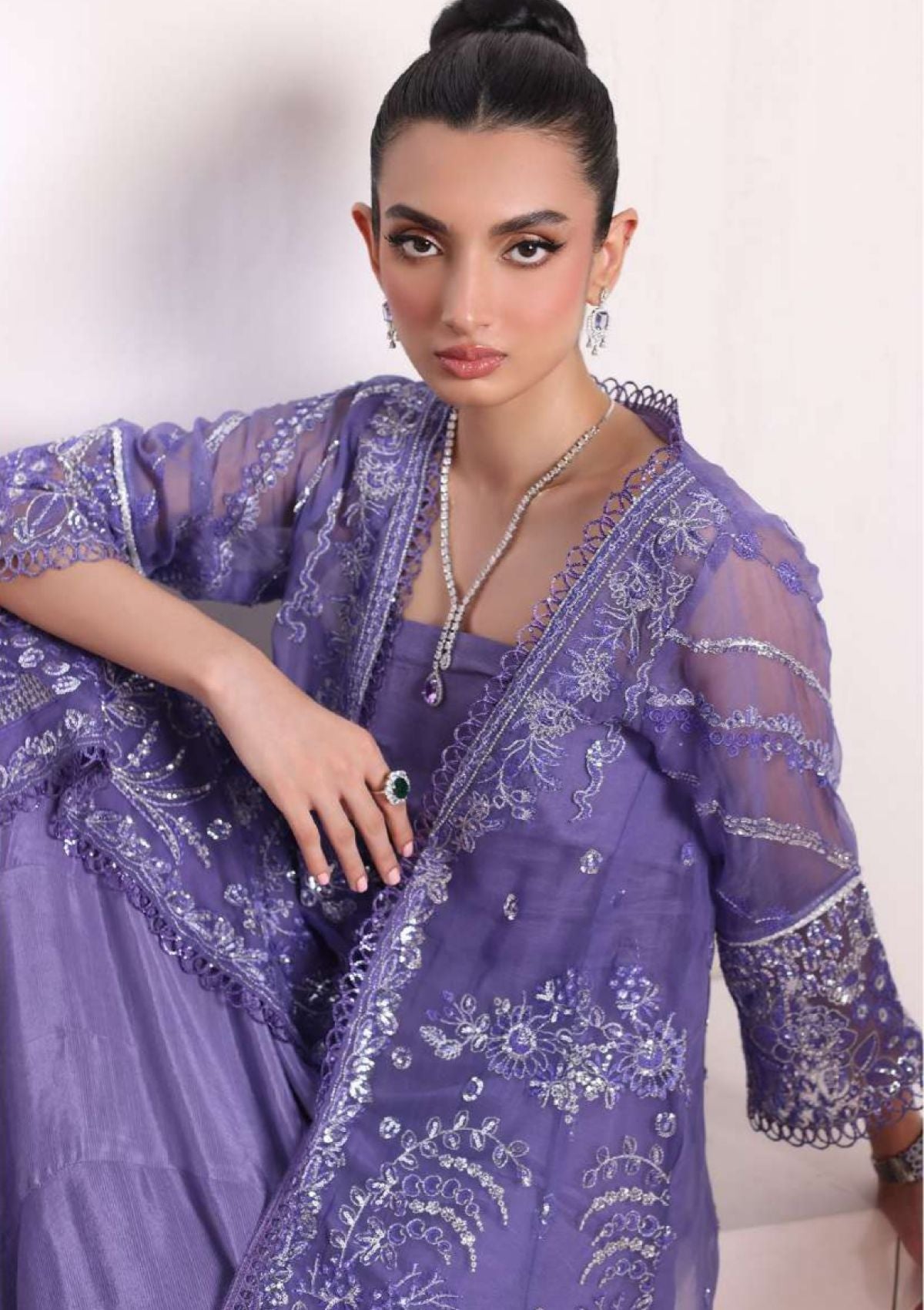 Formal Collection - Noor - Saadia Asad - Chiffon - De Luxe - NCD24#02 - Indira