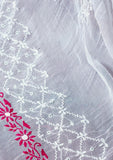 Winter Collection - Riwaj - Bamber Chikankari W/ Mirror Work - White