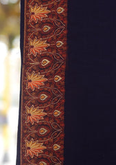 Pashmina Emboridered Shawl D - 168 - N BLUE