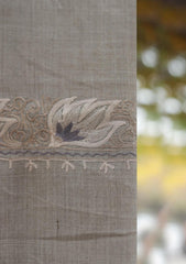 Wool Ari Work Shawl D - 27D - M GREY