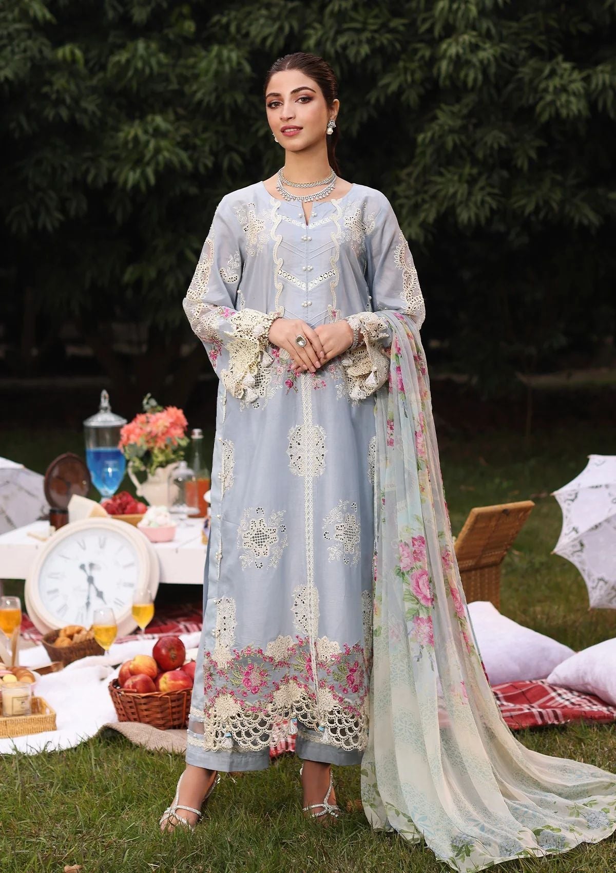 Lawn Collection - Kahf - Festive - KFL24#8A - Firuze