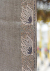 Wool Ari Work Shawl D - 27D - M GREY