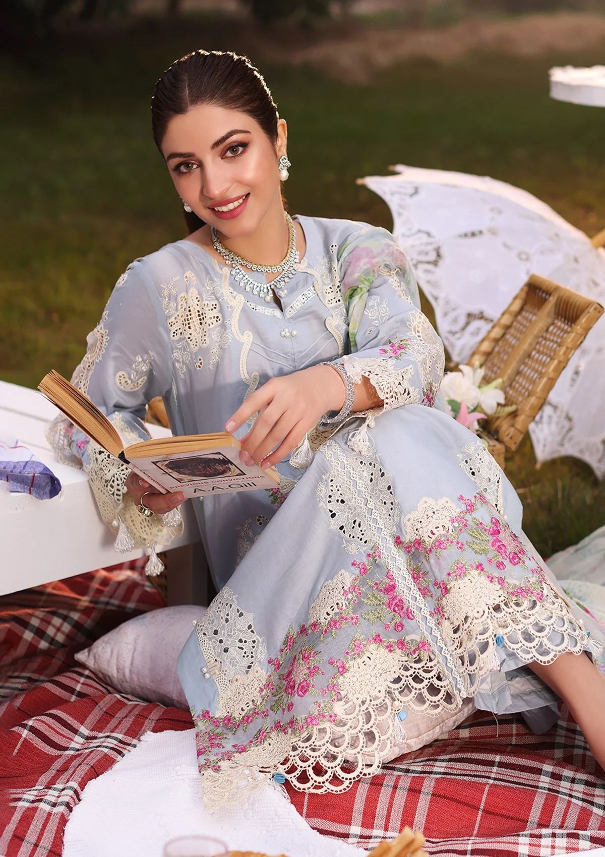 Lawn Collection - Kahf - Festive - KFL24#8A - Firuze