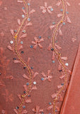 Winter Collection - Riwaj - Bamber Chikankari W/ Sequence Work - Peach