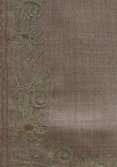 Pure Pashmina Kaani Jamawar Shawl D - 124 - G BLACK