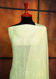 Winter Collection - Riwaj - Bamber Chikankari W/ Mukesh Work - L Yellow