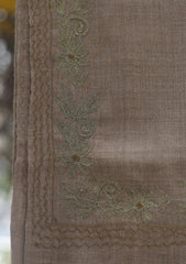 Wool Ari Work Shawl D - 26F - BROWN