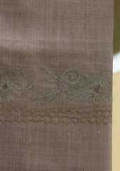 Wool Ari Work Shawl D - 26F - BROWN
