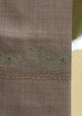 Wool Ari Work Shawl D - 26F - BROWN