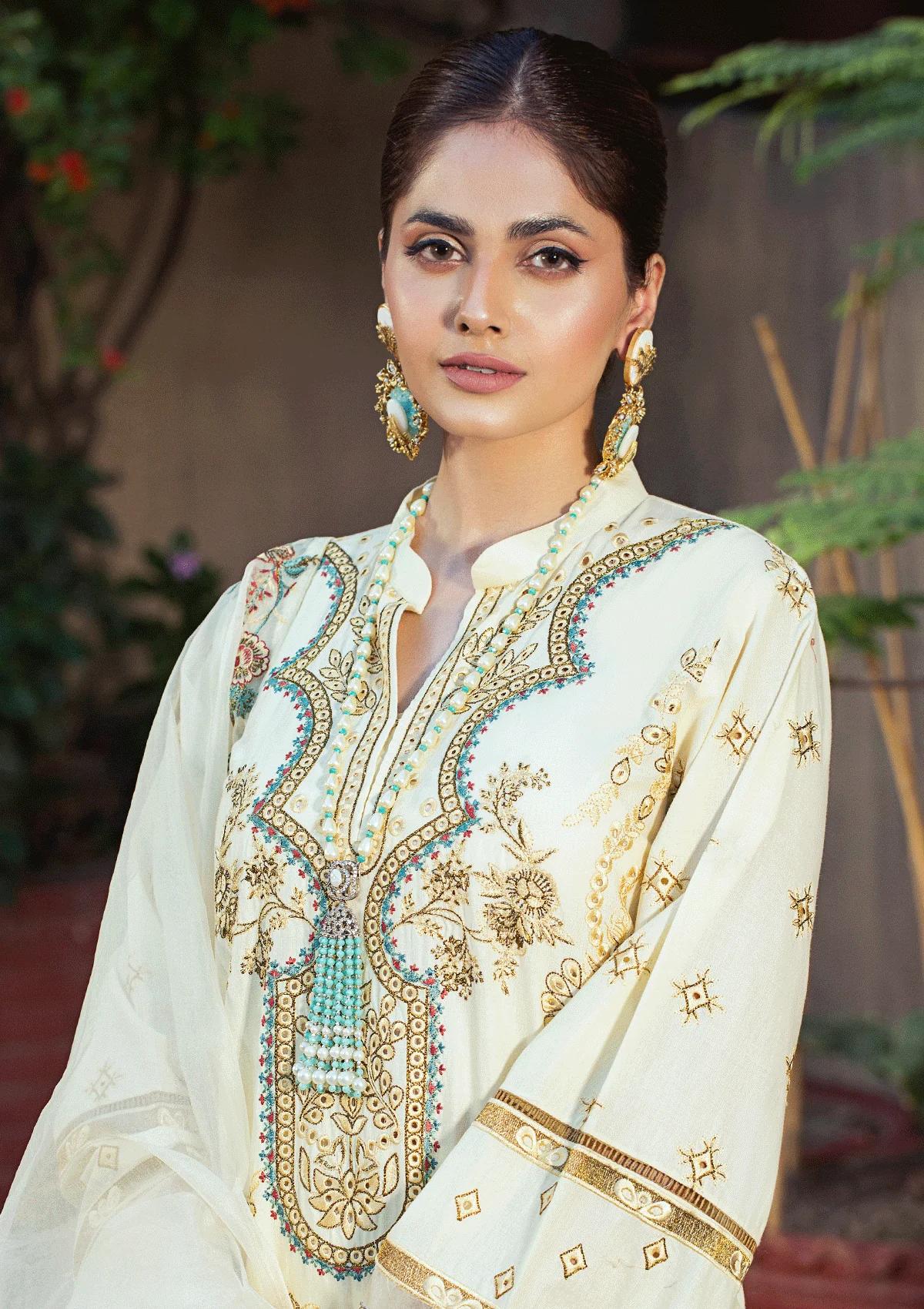 Lawn Collection - Rubaaiyat - Chikankari - RC#1