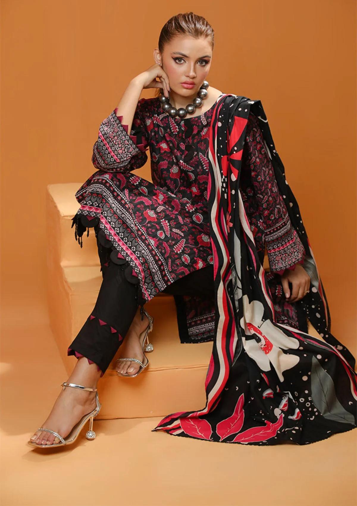 Lawn Collection - Paltar - Gulposh - PF#022404 - Surkh