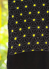 Wool Needle Work Shawl D - 54