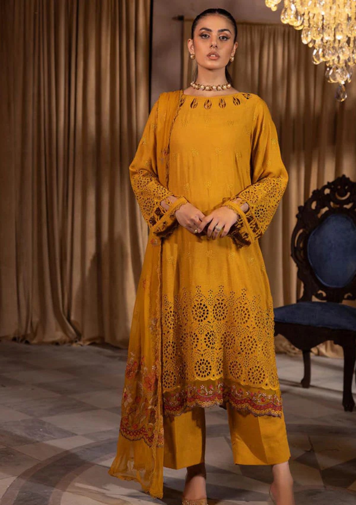 Winter Collection - Shaista - Premium Embroidered Karandi - SPK23#231