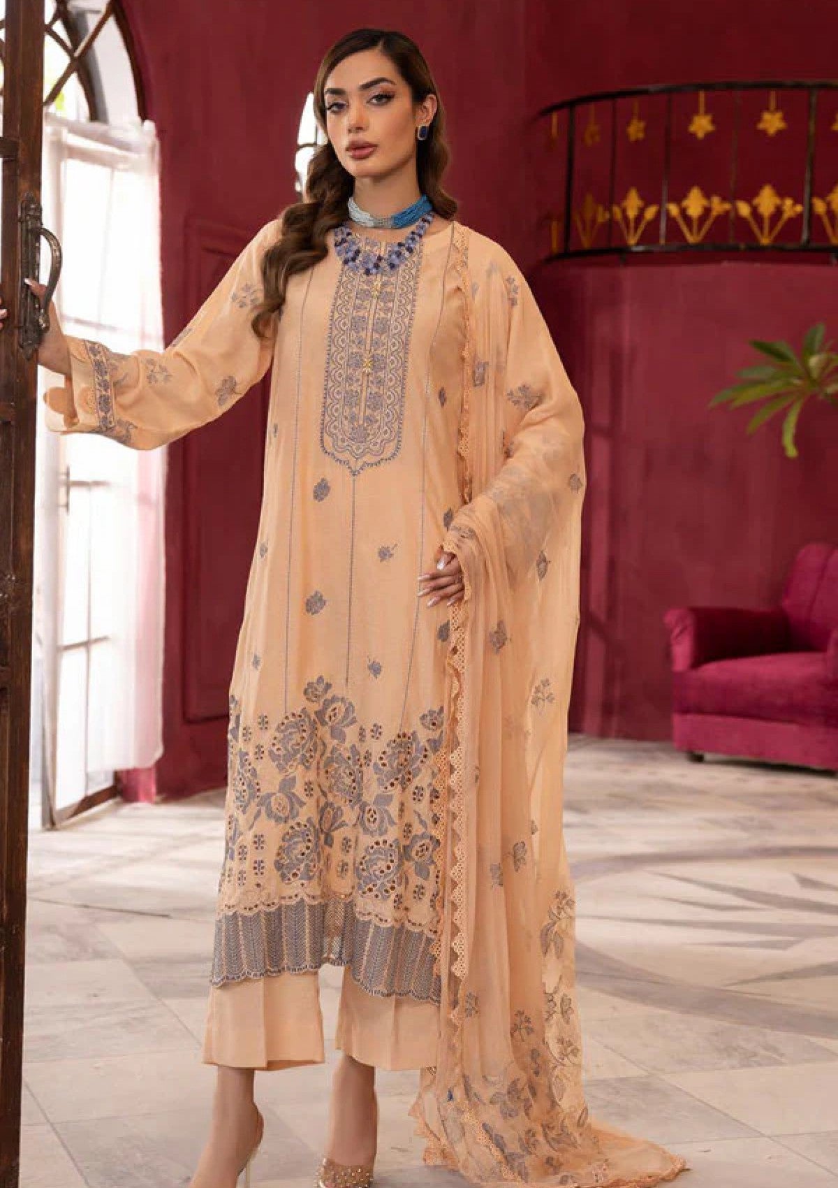 Winter Collection - Shaista - Premium Embroidered Karandi - SPK23#232