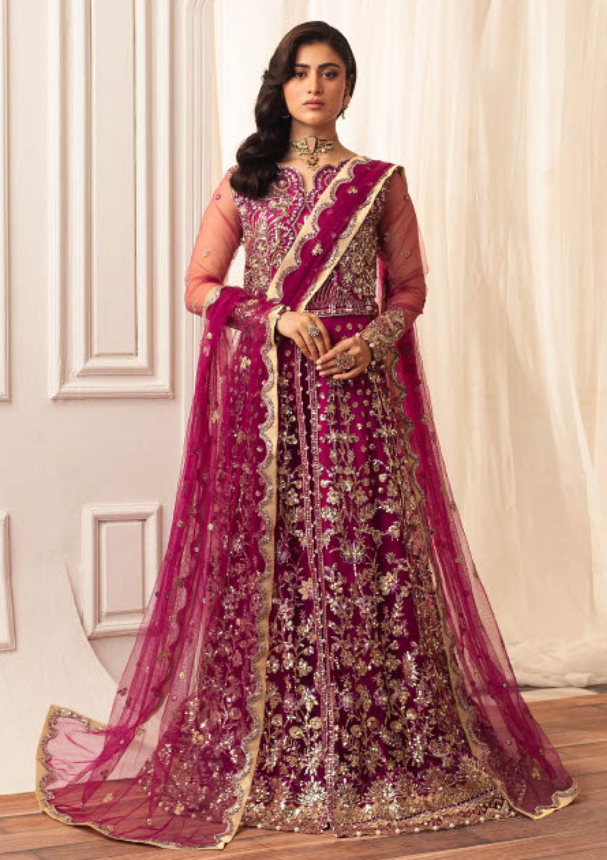 Formal Collection - Mushq - Hemline - Aura Debut - Wedding - MSQ24#05 - Fuchsia