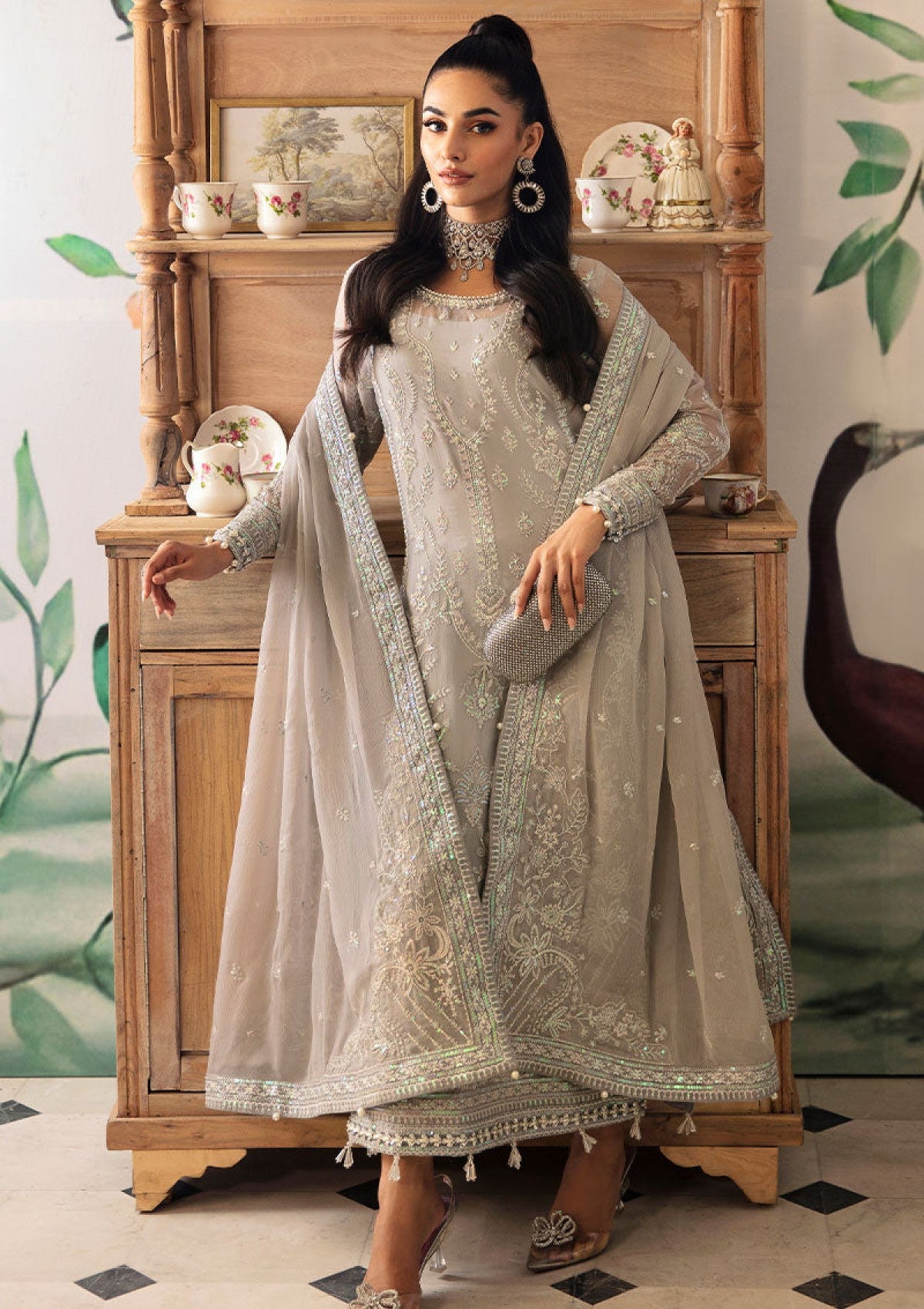 Formal Collection - Gulaal - Embroidered Chiffon - Vol 02 - GEC24#08 - Aubrey