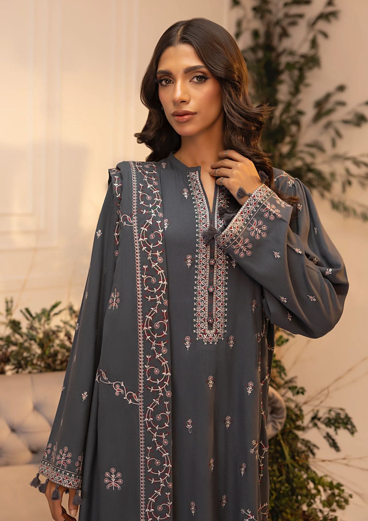 Winter Collection - Lakhany - Cashmi Wool - LCW24#LG-SK-0237