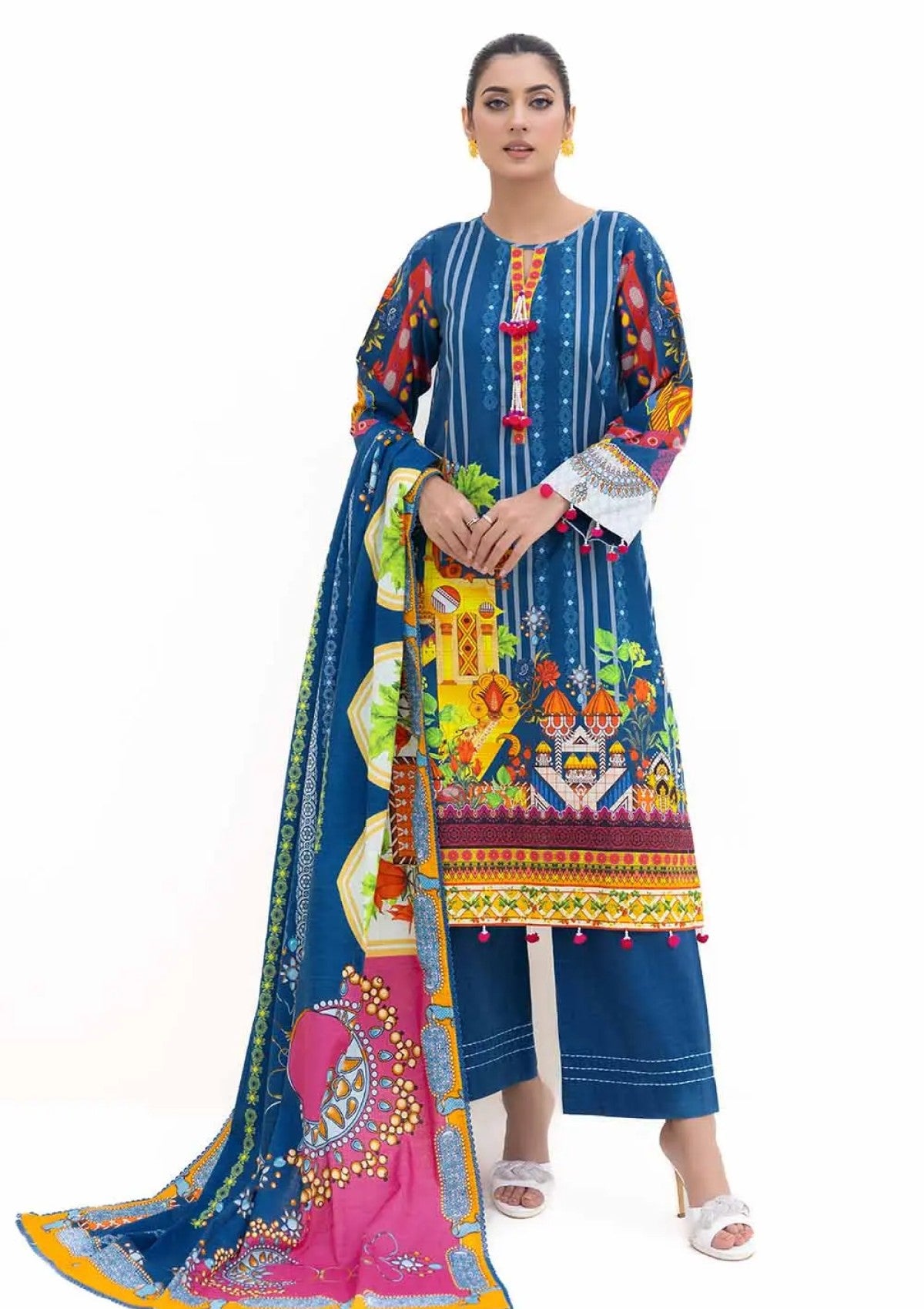 Winter Collection - Gul Ahmed - 3Pcs Unstitched 24 - K-42006 T