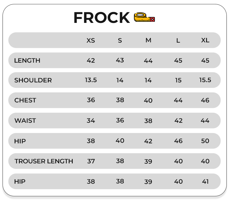 Size Chart Image