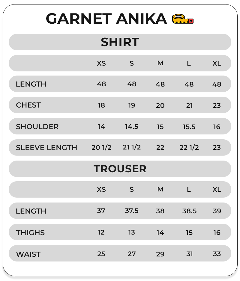 Size Chart Image