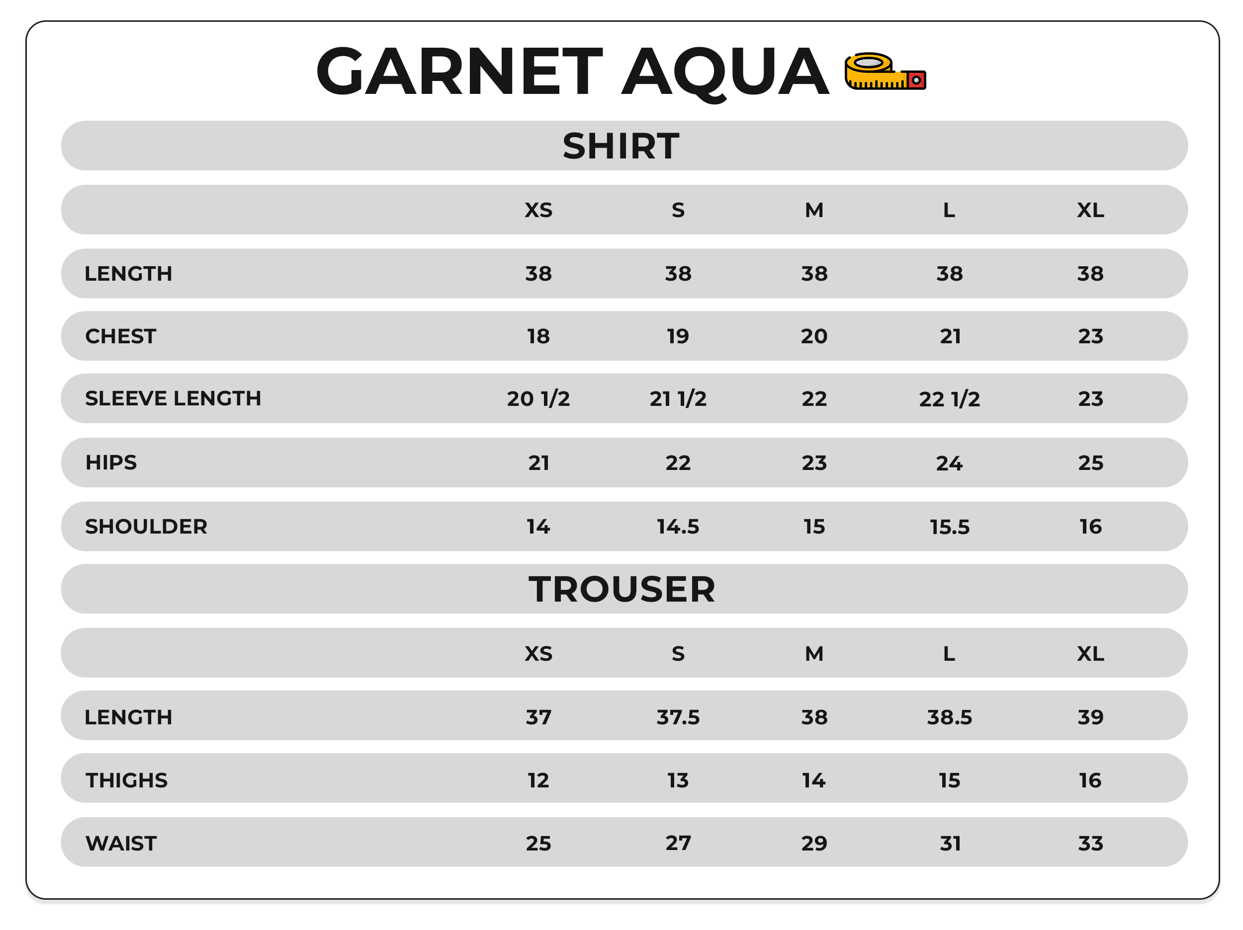 Size Chart Image