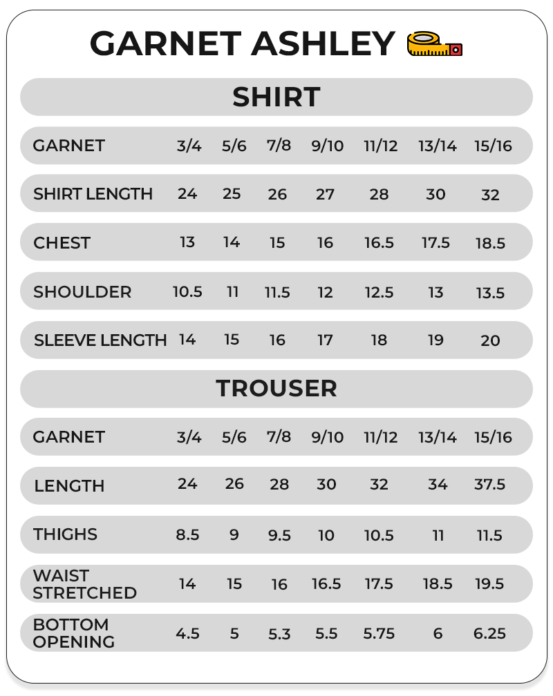 Size Chart Image