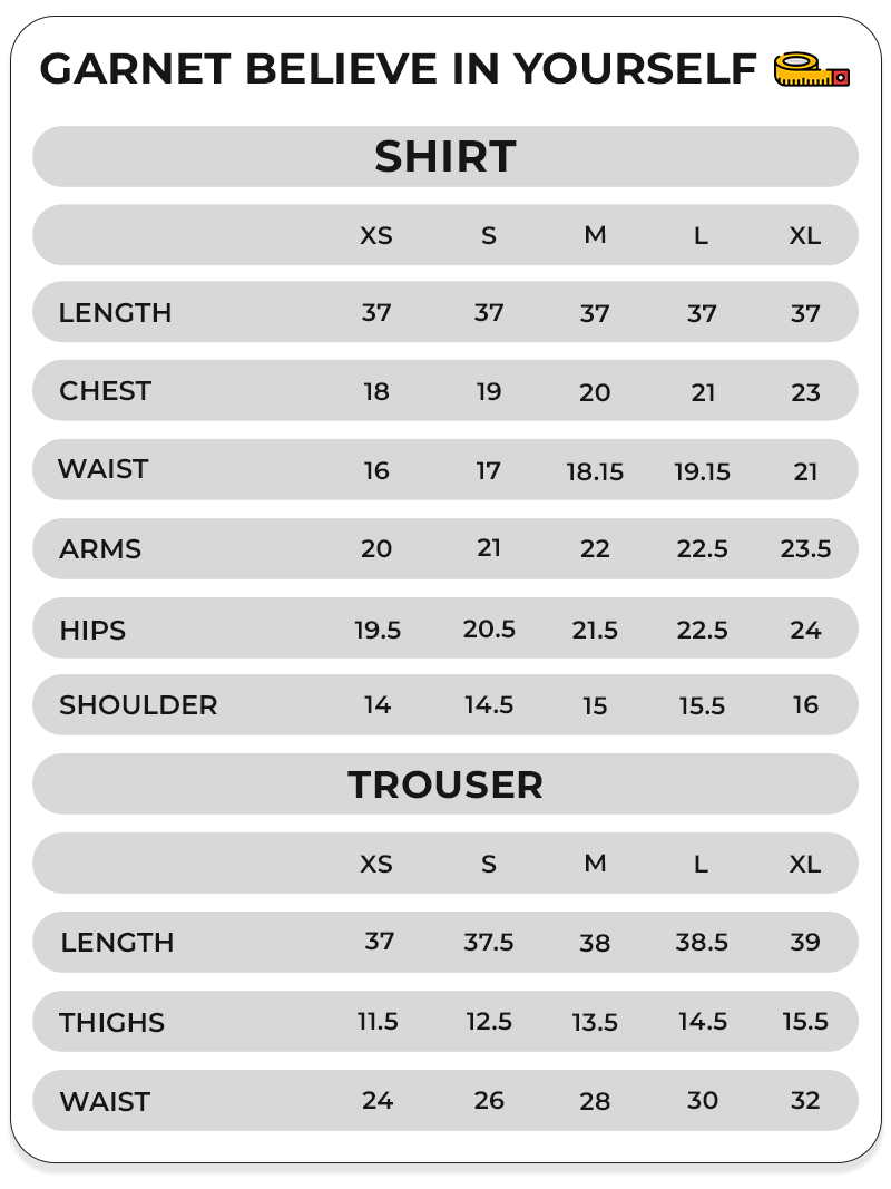 Size Chart Image