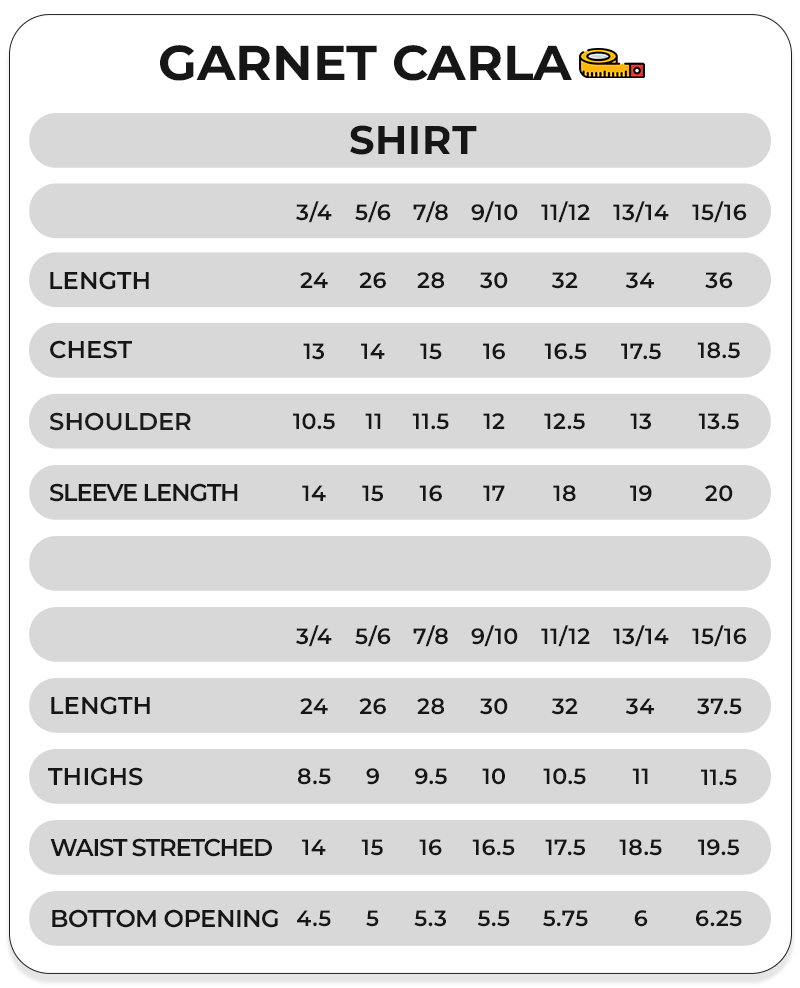 Size Chart Image