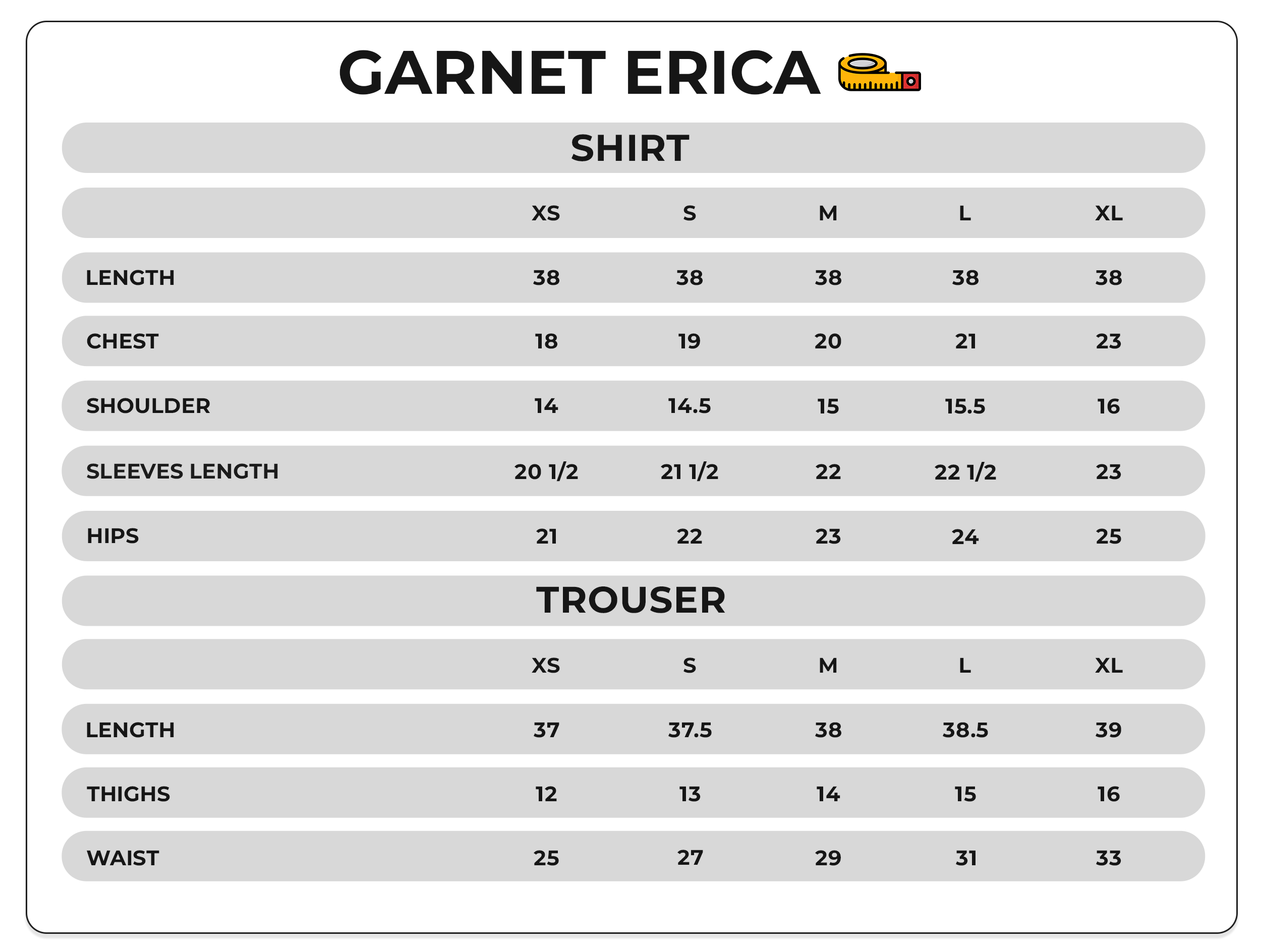 Size Chart Image